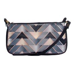 Modern Triangles Shoulder Clutch Bag by LoolyElzayat