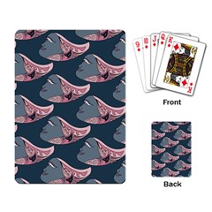 Doodle Queen Fish Pattern Playing Cards Single Design (rectangle) by tmsartbazaar