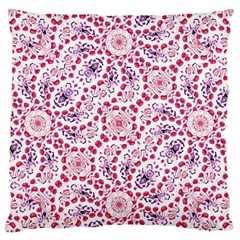 Modern Ornate Pattern Design Large Flano Cushion Case (one Side) by dflcprintsclothing