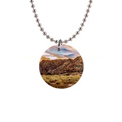 El Leoncito National Park Landscape, San Juan Province, Argentina 1  Button Necklace by dflcprintsclothing