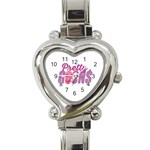 Pretty Goons Purple Logo Heart Watch Front