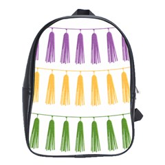 Tassels Tassel Bunting Banner School Bag (large) by HermanTelo