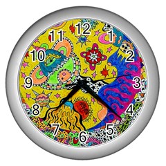 Supersonicplanet2020 Wall Clock (silver) by chellerayartisans