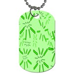 Electric Lime Dog Tag (One Side) Front