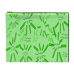 Electric Lime Cosmetic Bag (xl) by Janetaudreywilson