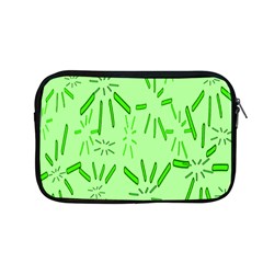 Electric Lime Apple Macbook Pro 13  Zipper Case by Janetaudreywilson