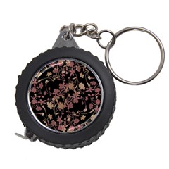 Dark Floral Ornate Print Measuring Tape by dflcprintsclothing