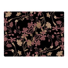 Dark Floral Ornate Print Double Sided Flano Blanket (mini)  by dflcprintsclothing