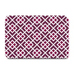 Two Tone Lattice Pattern Purple Plate Mats