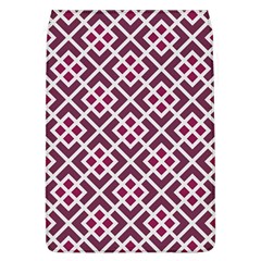 Two Tone Lattice Pattern Purple Removable Flap Cover (l) by kellehco