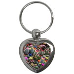 Cactus Key Chain (Heart) Front