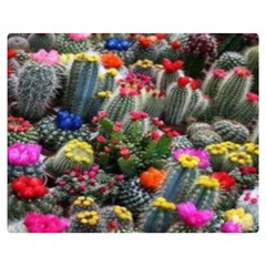 Cactus Double Sided Flano Blanket (medium)  by Sparkle