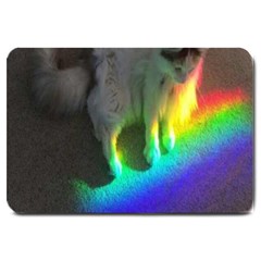 Rainbowcat Large Doormat  by Sparkle