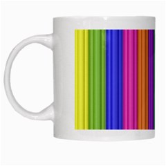 Colorful Spongestrips White Mugs