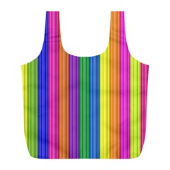 Colorful Spongestrips Full Print Recycle Bag (l)