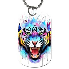 Butterflytiger Dog Tag (one Side) by Sparkle