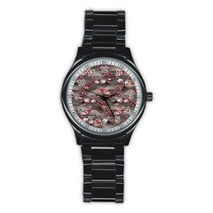 Realflowers Stainless Steel Round Watch by Sparkle