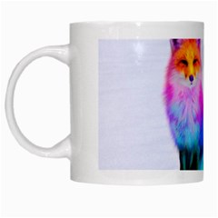 Rainbowfox White Mugs