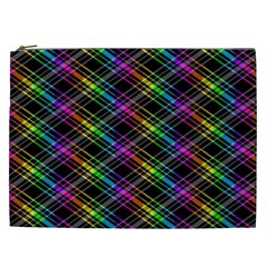 Rainbow Sparks Cosmetic Bag (xxl) by Sparkle