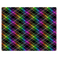 Rainbow Sparks Double Sided Flano Blanket (medium)  by Sparkle