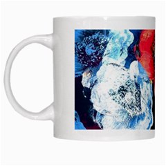 Flowers Pattern White Mugs