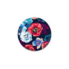 Flowers Pattern Golf Ball Marker (10 Pack)