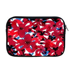 Handpaint Flowers Apple Macbook Pro 17  Zipper Case by Sparkle