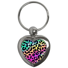 Animal Print Key Chain (heart) by Sparkle
