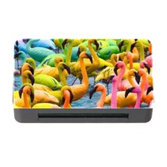 Rainbow Flamingos Memory Card Reader with CF