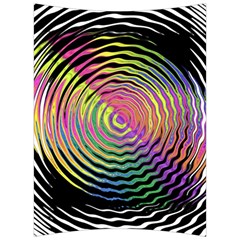 Rainbowwaves Back Support Cushion by Sparkle