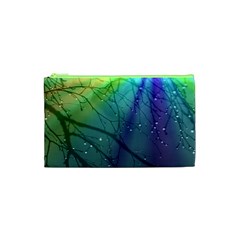 Rainbow Rain Cosmetic Bag (xs) by Sparkle