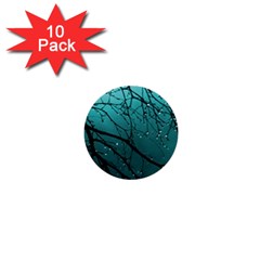 Raindrops 1  Mini Buttons (10 Pack) 