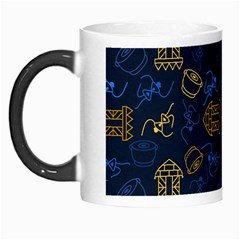 Tribal Festive Folk Pattern Morph Mugs by tmsartbazaar