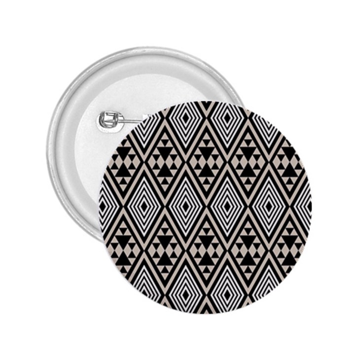 Abstract Boho Style Geometric 2.25  Buttons
