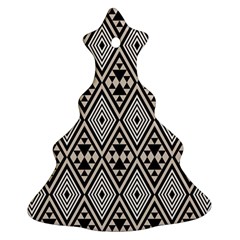 Abstract Boho Style Geometric Christmas Tree Ornament (two Sides) by tmsartbazaar