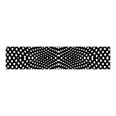 Black And White Geometric Kinetic Pattern Velvet Scrunchie by dflcprintsclothing