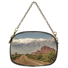 Empty Highway Landscape, La Rioja, Argentina Chain Purse (two Sides)