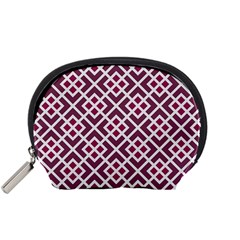 Two Tone Lattice Pattern Accessory Pouch (small)