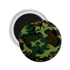 Forest Camo Pattern, Army Themed Design, Soldier 2 25  Magnets by Casemiro