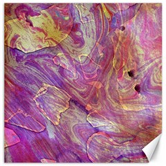 Marbling Abstract Layers Canvas 16  X 16  by kaleidomarblingart