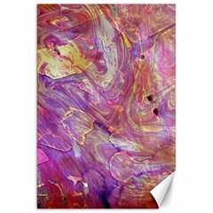 Marbling Abstract Layers Canvas 20  X 30  by kaleidomarblingart