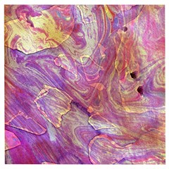 Marbling Abstract Layers Wooden Puzzle Square