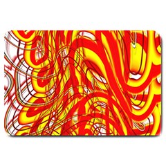 Fire On The Sun Large Doormat  by ScottFreeArt