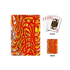 Fire On The Sun Playing Cards Single Design (mini) by ScottFreeArt