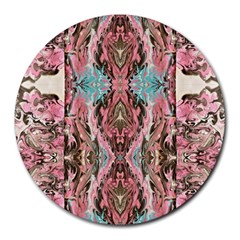 Paola De Giovanni- Marbling Art Viii Round Mousepads