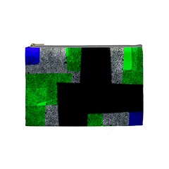 Abstract Tiles Cosmetic Bag (medium) by essentialimage