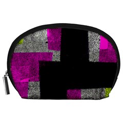 Abstract Tiles Accessory Pouch (large) by essentialimage