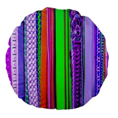 Fashion Belts Large 18  Premium Round Cushions by essentialimage