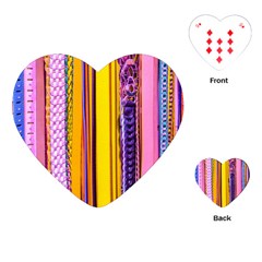 Fashion Belts Playing Cards Single Design (heart) by essentialimage