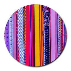 Fashion Belts Round Mousepads by essentialimage